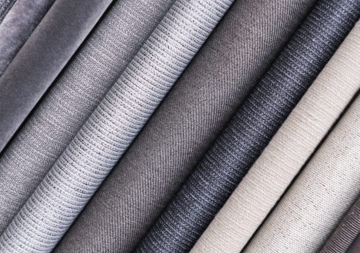 Various fabric material sample background